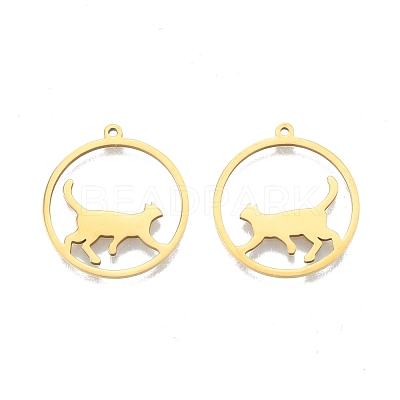 Ion Plating(IP) 201 Stainless Steel Pendants STAS-N098-098LG-1