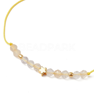 Natural Round Mixed Gemstone Beads Braided Bead Bracelets for Women BJEW-JB11655-1