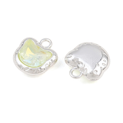 Alloy & Glass Pendants GL-CBA415D-13S-1
