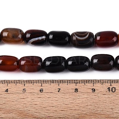 Natural Agate Beads Strands G-N356-02B-02-1