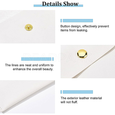 PU Imitation Leather Jewelry Storage Bags ABAG-WH0032-35B-1