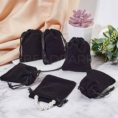 Rectangle Velvet Pouches X-TP-R002-7x9-01-1