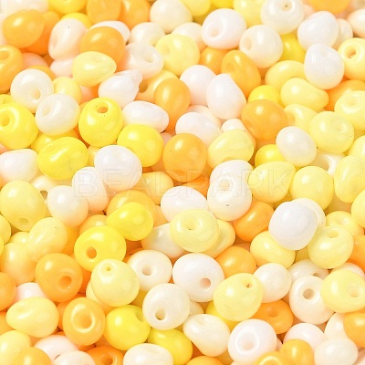 6/0 Opaque Baking Paint Glass Seed Beads SEED-M012-02A-28-1