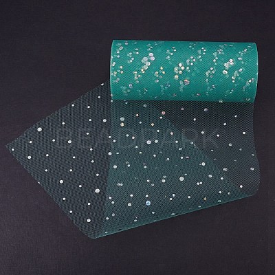 Glitter Sequin Deco Mesh Ribbons OCOR-BC0008-35-1