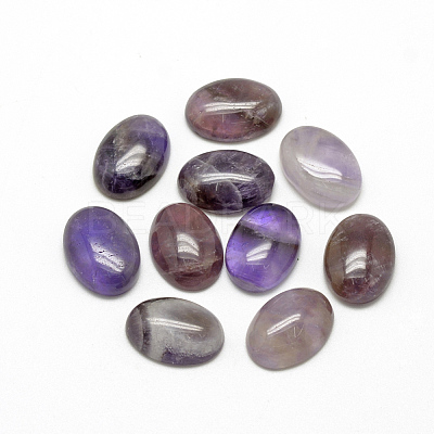 Natural Amethyst Cabochons X-G-R415-14x10-30-1
