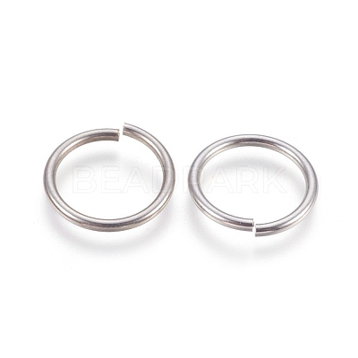 Tarnish Resistant 304 Stainless Steel Saw Cut Open Jump Rings STAS-P212-25P-06-1