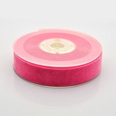 Polyester Velvet Ribbon for Gift Packing and Festival Decoration SRIB-M001-23mm-187-1