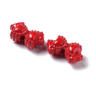 Spray Painted Alloy Bead X-PALLOY-H134-44-1