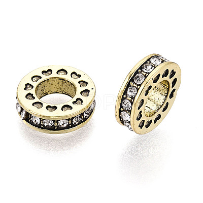 Alloy European Beads MPDL-S066-010C-AB-1