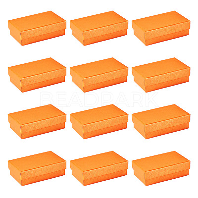 Rectangle Cardboard Paper Jewelry Box LS-CON-TAC0015-01G-1