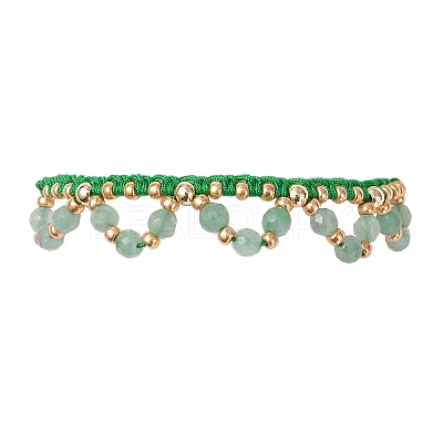 6Pcs 6 Colors Flower Glass Seed Beads & Natural Mixed Gemstone Beaded Bracelets BJEW-MZ00222-1