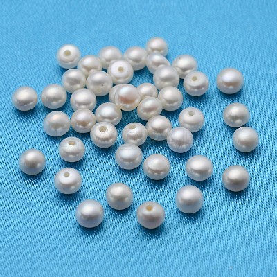 Grade AAA Natural Cultured Freshwater Pearl Beads PEAR-D001-4-4.5-2AAA-1