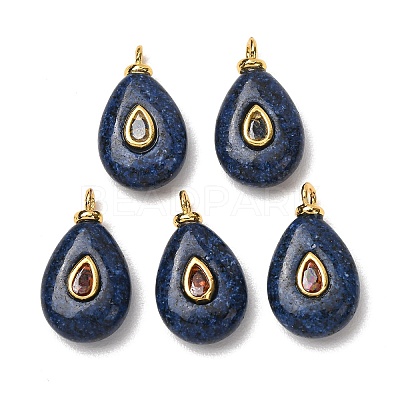 Dyed Natural Lapis Lazuli Pendants GG-CBAA798-01G-03-1