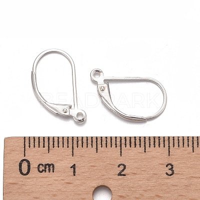 925 Sterling Silver Leverback Earring Findings STER-G027-22S-1