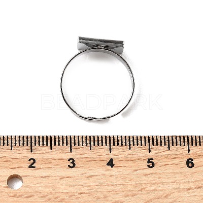 304 Stainless Steel Adjustable Ring Settings STAS-D374-02P-01-1