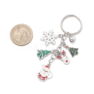 Alloy Enamel Brass Bell Keychains X1-KEYC-TA00039-1
