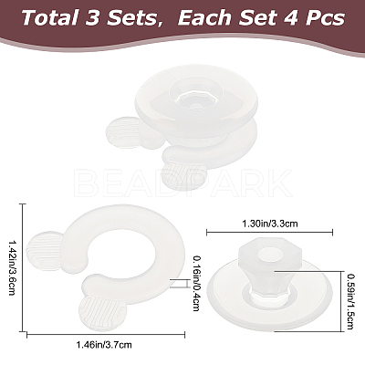 Plastic Cotton Quilt Fixator FIND-GF0002-52-1