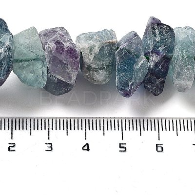 Raw Rough Natural Fluorite Beads Strands G-P528-A08-01-1