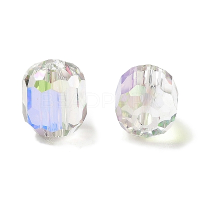Electroplate Column Glass Beads EGLA-A043-02-FR01-1