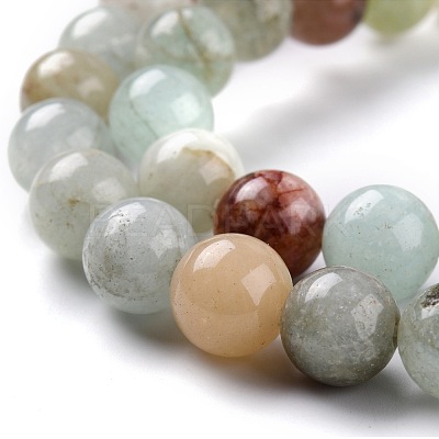 Natural White Jade Beads G-G766-C-26-1