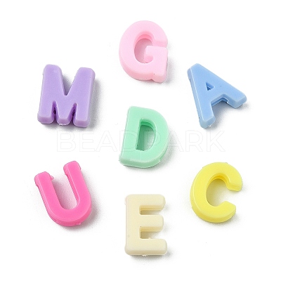 400Pcs Opaque Resin Beads RESI-CJ0005-14-1