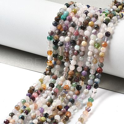 Natural Mixed Stone Beads Strands G-T108-39A-1