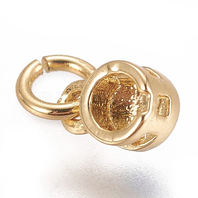Brass Enamel Charms KK-L188-04C-G-1