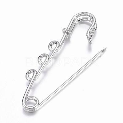 Iron Brooch Findings X-KK-Q491-N-1