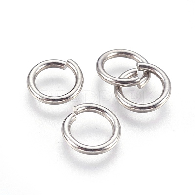 Tarnish Resistant 304 Stainless Steel Saw Cut Open Jump Rings STAS-P212-25P-18-1