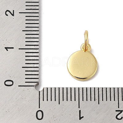 Real 18K Gold Plated Brass Enamel Charms KK-L216-001G-K04-1