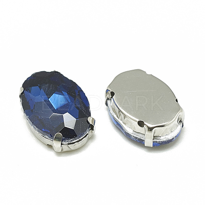 Sew on Rhinestone RGLA-T091-10x14mm-13P-1
