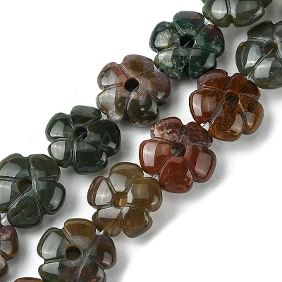 Natural Indian Agate Beads Strands G-H023-B06-01-1