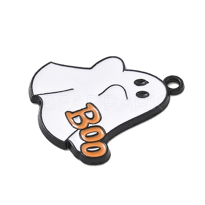 Halloween Alloy Enamel Pendants ENAM-P258-01E-B-1