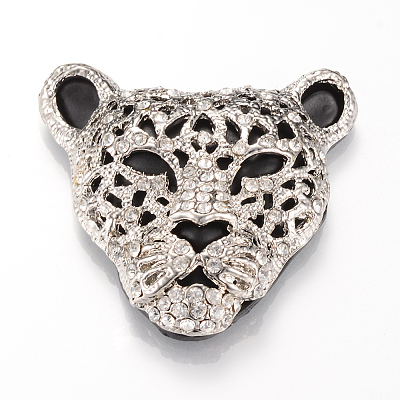 Alloy Rhinestone Pendants X-PALLOY-R094-11-1