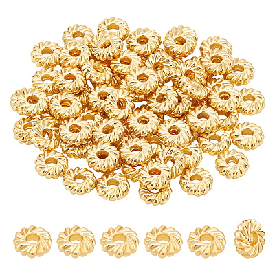 100Pcs Alloy Spacer Beads PALLOY-BC0001-11-1