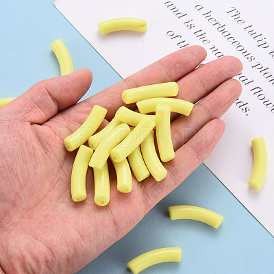 Opaque Acrylic Beads X-MACR-S372-002B-S024-1