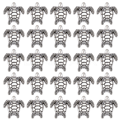 40Pcs Tibetan Style Alloy Beads TIBE-DC0001-18-1