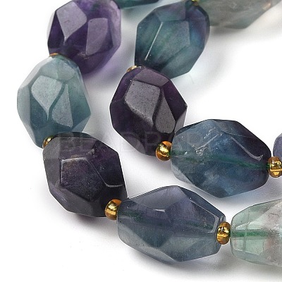 Natural Fluorite Beads Strands G-P541-A01-04-1