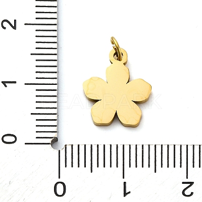 304 Stainless Steel Enamel Charms STAS-E550-71G-03-1
