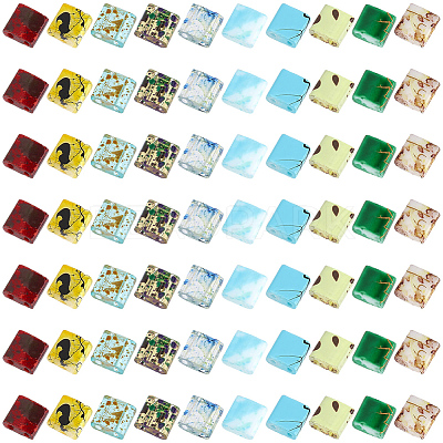 180Pcs 10 Styles Electroplate Glass Seed Beads SEED-PA0001-33-1
