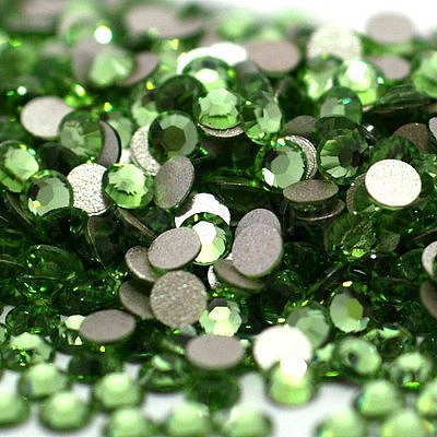 Glass Flat Back Rhinestone RGLA-C002-SS10-214-1