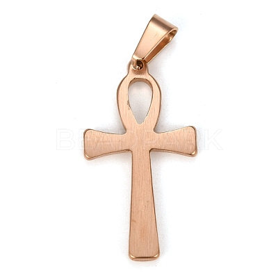 304 Stainless Steel Pendants STAS-P253-11RG-1