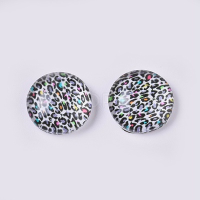 Glass Cabochons GLAA-WH0015-09C-1