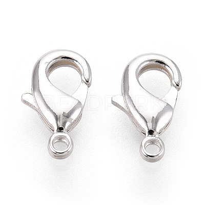 Brass Lobster Claw Clasps KK-YW0004-01B-S-1