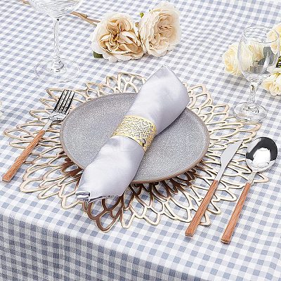 22Pcs 4 Style Paper Napkin Buckle AJEW-AR0001-19-1