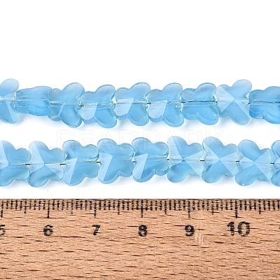 Opaque Glass Beads Strands GLAA-N073-01F-1