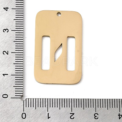 304 Stainless Steel Pendants STAS-D200-01N-G-1