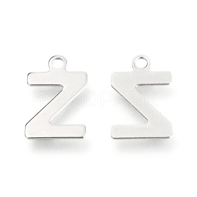 Non-Tarnish 201 Stainless Steel Charms STAS-C021-06P-Z-1