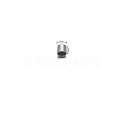201 Stainless Steel Cord Ends STAS-WH0032-04C-P-1