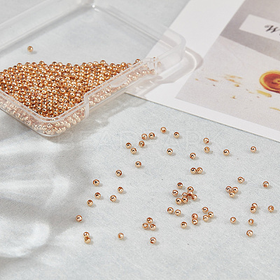500Pcs Rack Plating Brass Beads KK-AN0001-07-1